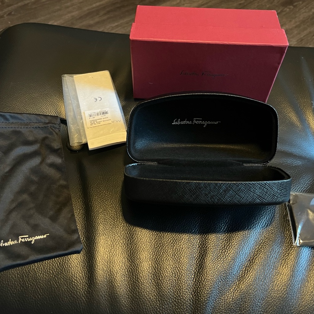 Salvador Ferragamo Sunglass case and box
